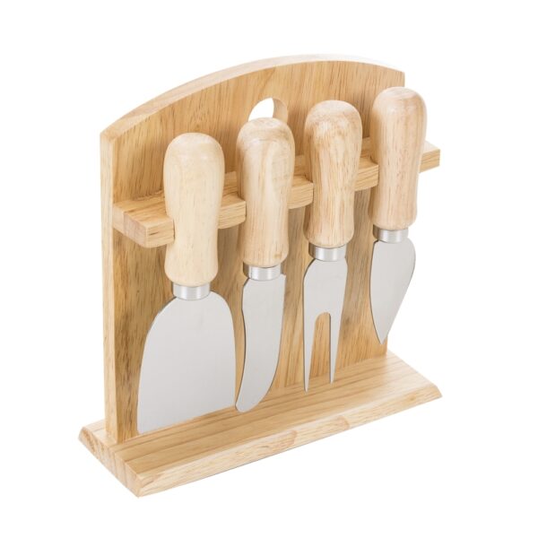 GJ00738 - KIT QUEIJO COM 4 PEÇAS E SUPORTE