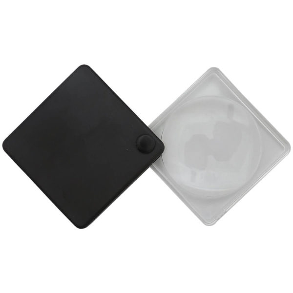 GJ00970 - LUPA COM CAPA DE PLÁSTICO PRETA