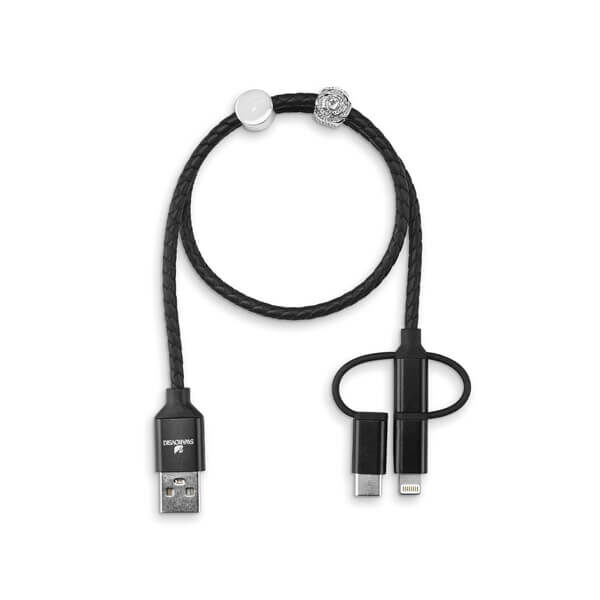 CABO USB/MICRO USB/LIGHTNING SWAROVSKI