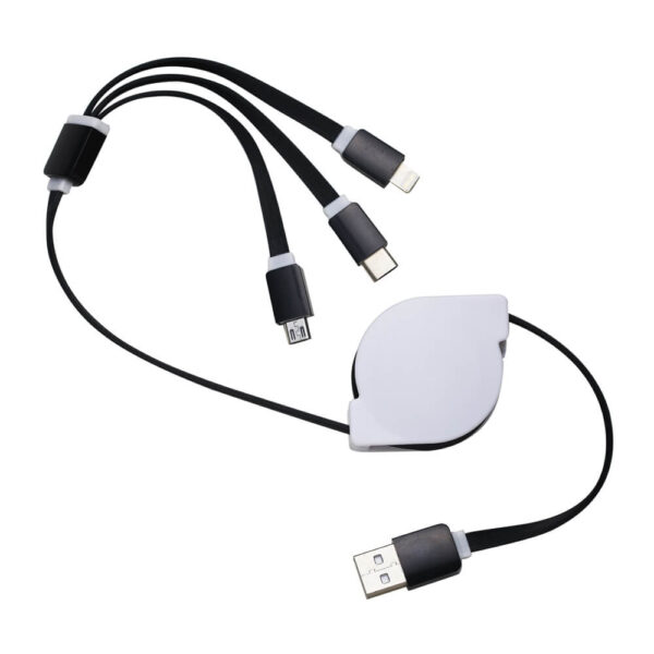 CABO USB RETRÁTIL 3 EM 1 - Image 2
