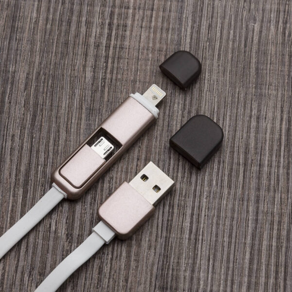 CABO DE DADOS USB 2 EM 1 - Image 2