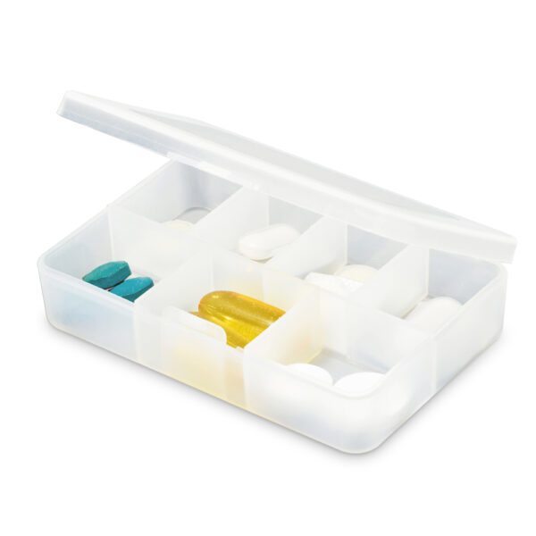 GJ01057 - PORTA COMPRIMIDOS 7 DIVISÓRIAS