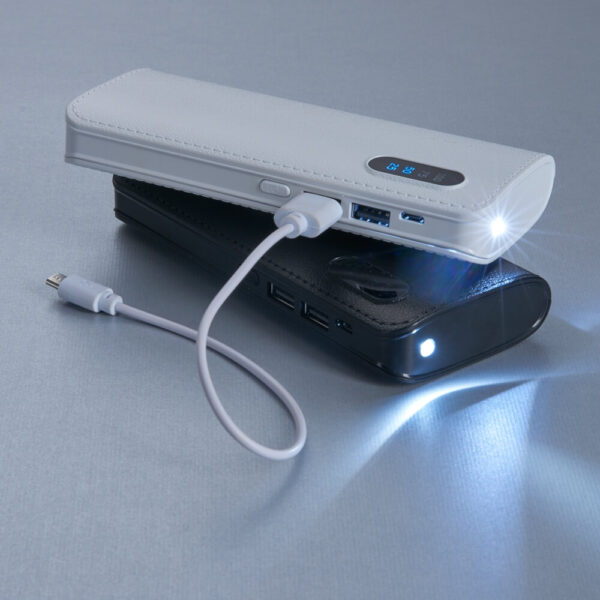 GJ01805 - BATERIA POWERBANK PLÁSTICA 5600mAh COM LANTERNA