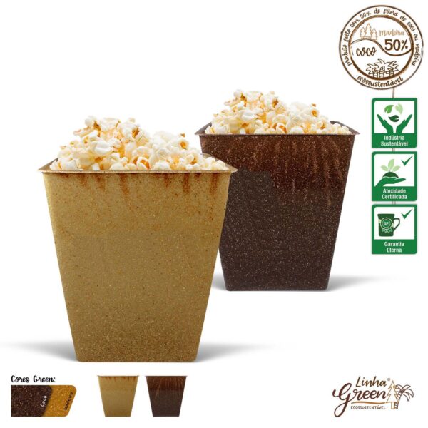 GJ00211 - BALDE DE PIPOCA RETRO GREEN 2,5 L