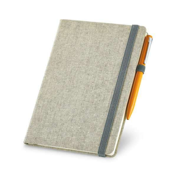 GJ00830 - CADERNO CAPA DURA ALGODÃO SINTÉTICO 14,8 CM X 21 CM - Image 4
