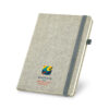 GJ00830 - CADERNO CAPA DURA ALGODÃO SINTÉTICO 14,8 CM X 21 CM - Image 3