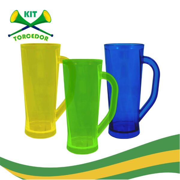 GJ00320CM - CANECA CHOPP WAVE CRISTAL 430 ML