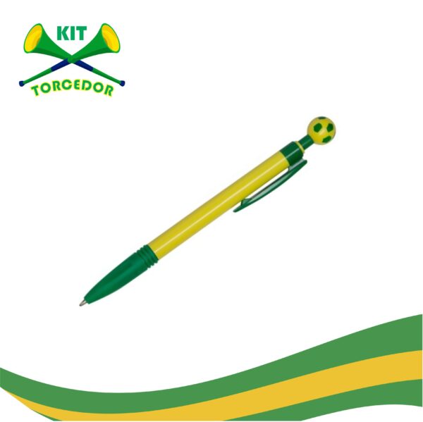 GJ02823CM - CANETA BOLA DE FUTEBOL BRASIL