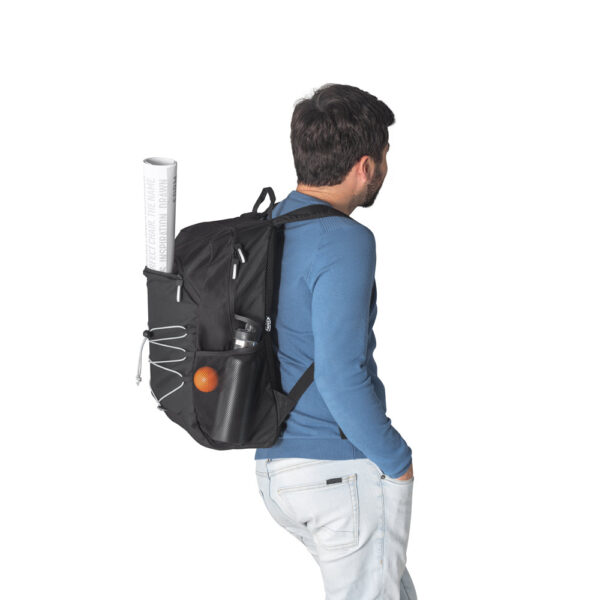 GJ92192 - MOCHILA PARA NOTEBOOK 300D EM POLIÉSTER RECICLADO E 600D EM POLIÉSTER RECICLADO - Image 6