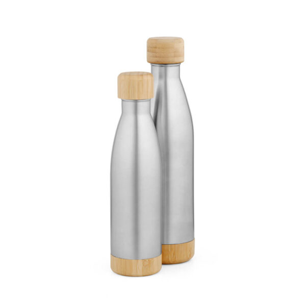 GJ94337 - GARRAFA TÉRMICA EM AÇO INOX E BAMBU - Image 2